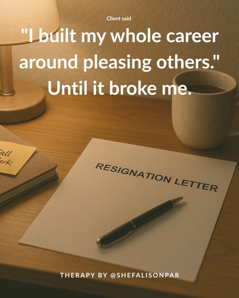 Career Burnout Therapy